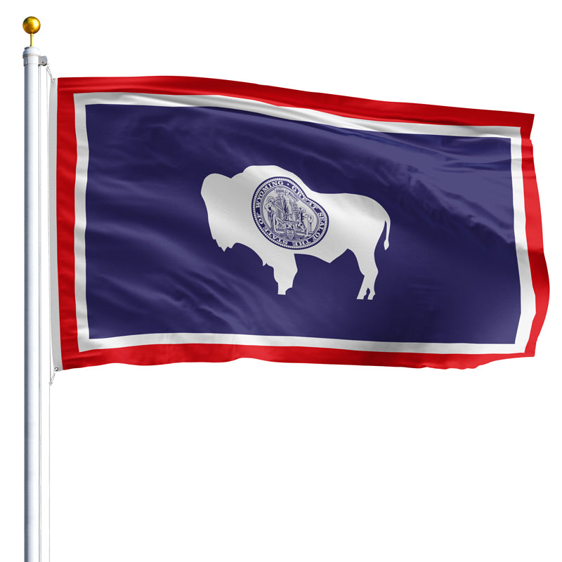 3' x 5' Wyoming Flag - Polyester