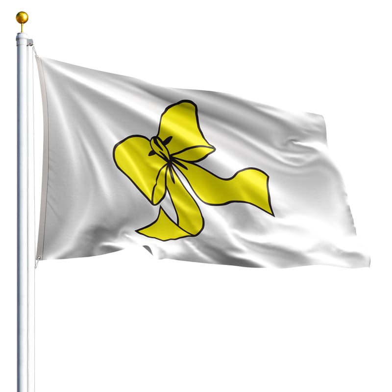 3' x 5' Yellow Ribbon Flag - Nylon