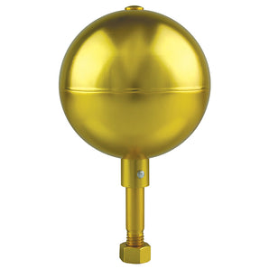 Aluminum Ball Ornament - Gold