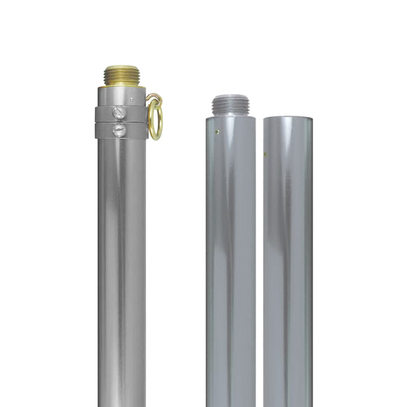 Deluxe Aluminum Poles - Silver