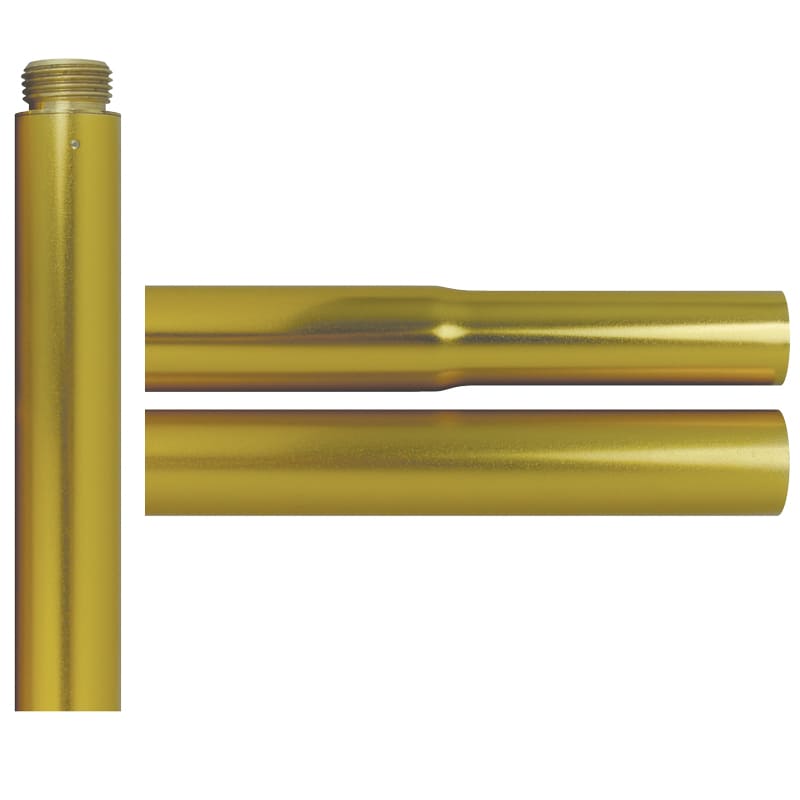 Gold Aluminum Pole w/Ornament Adapter