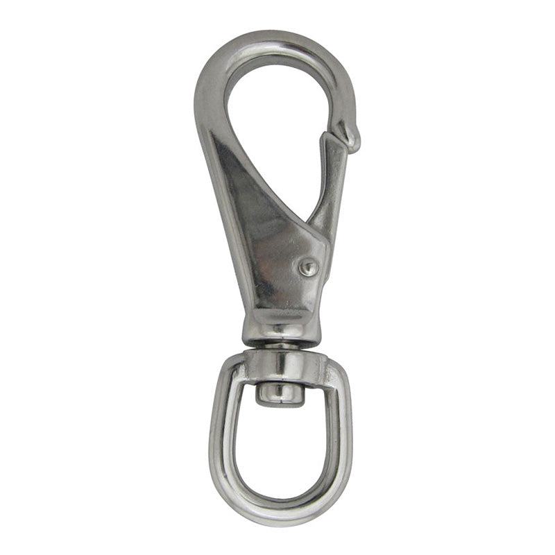 Stainless Steel Swivel Snaps W/Large Eye Opening