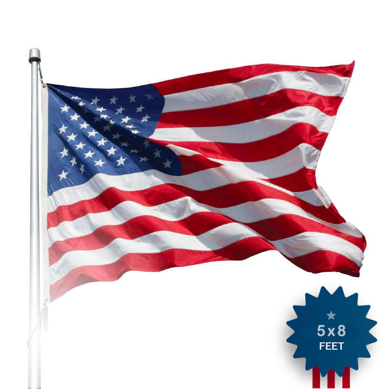 5' x 8' American Flag - Nylon NF8
