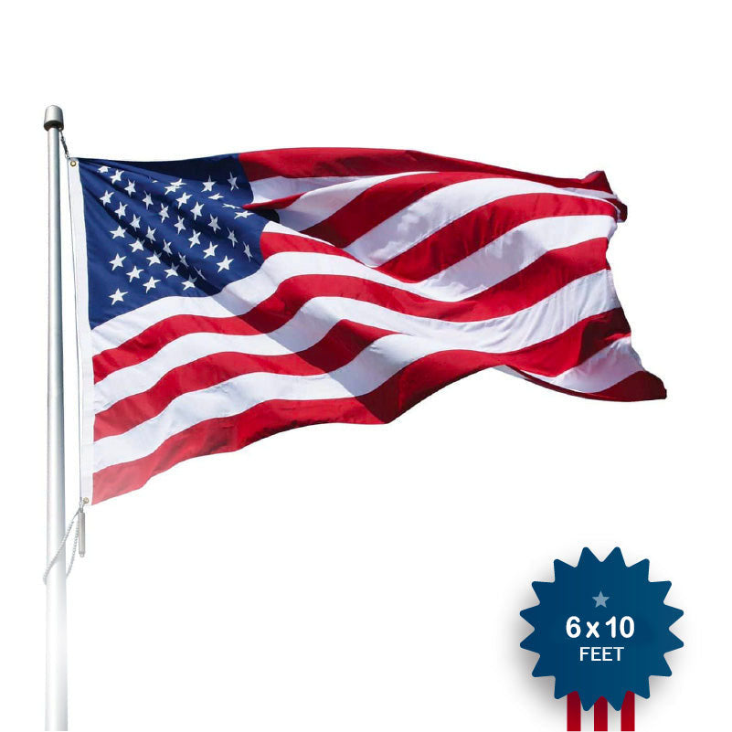 6' x 10' American Flag - Polyester PF10